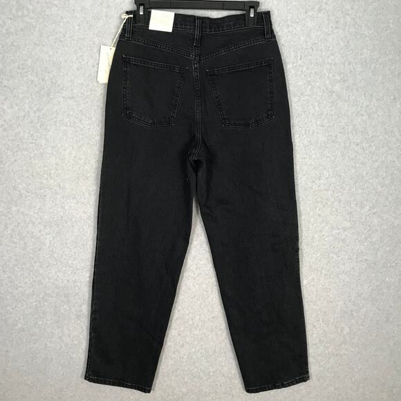 Universal Thread Jeans Womens 6 Black Straight Baggy Loose 90s Grunge Skater Y2K - Picture 8 of 14